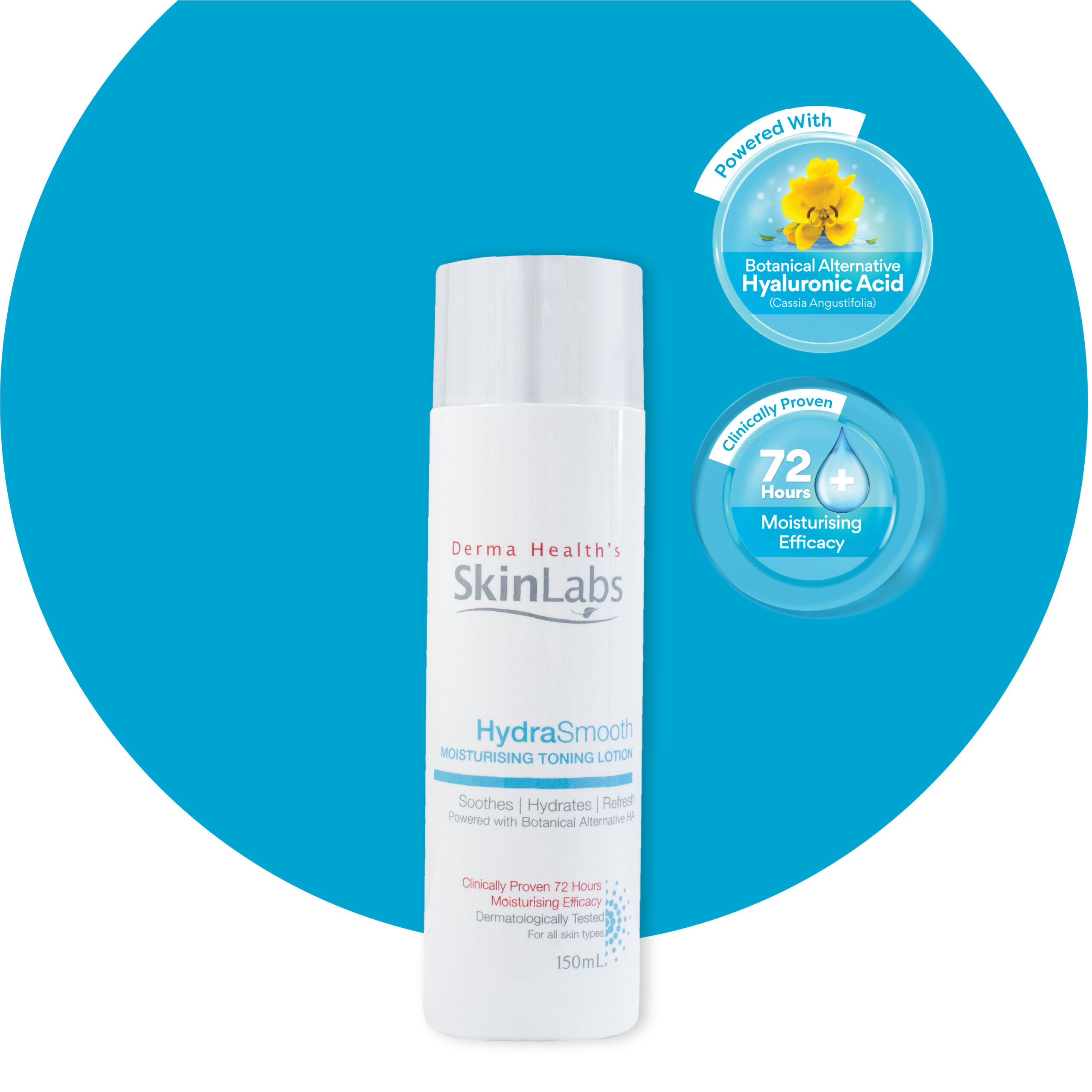 Derma Health's Skinlabs Hydrasmooth Moisturising Toning Lotion 150ML - Image 1